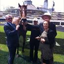 Phil and Anna Duggan with their horse Leebaz... Happy Birthday Phil...